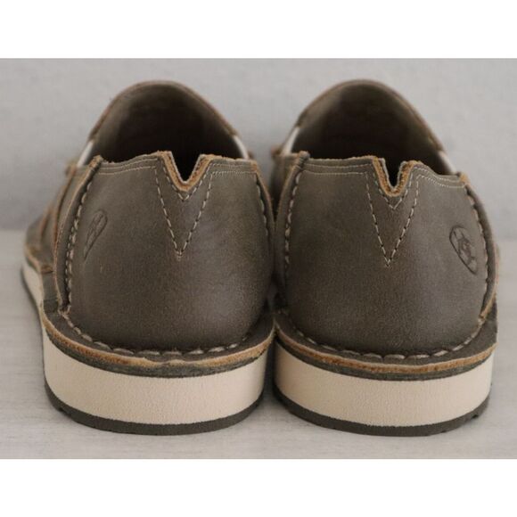 Ariat 10034098 Women's Sz 7B Brown Suede Cruiser Embroidered Slip-On Shoes - Picture 2 of 13